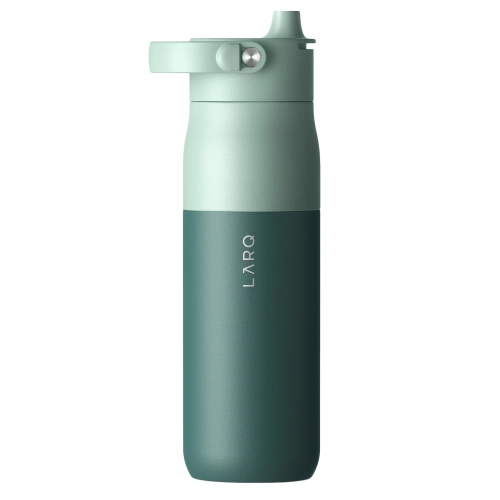 LARQ - Bottle PureVis 2 - Inteligentná, samočistiaca filtračná fľaša s UV-C svetlom - Eucalyptus Green - 680ml