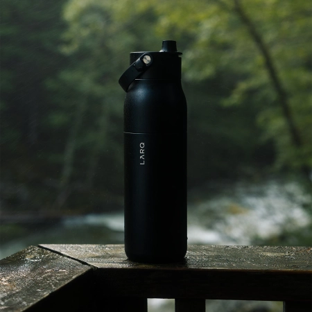 LARQ - Bottle PureVis 2 - Inteligentná, samočistiaca filtračná fľaša s UV-C svetlom - Obsidian Black - 680ml