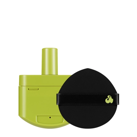 Unleashia - Satin Wear Healthy-Green Cushion - Náplň + hubka - 25N Blush - Zamatový make-up v hubke - 15 g