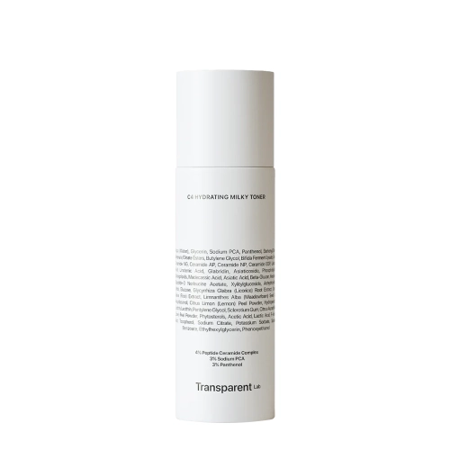 Transparent Lab - C4 Hydrating Milky Toner - Tonikum posilňujúce hydrolipidovú bariéru - 130ml