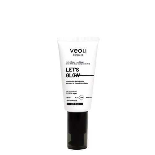 Veoli Botanica - Let's Glow - Rozjasňujúco - hydratačný ľahký BB krém - 1.5N Ivory - 30ml
