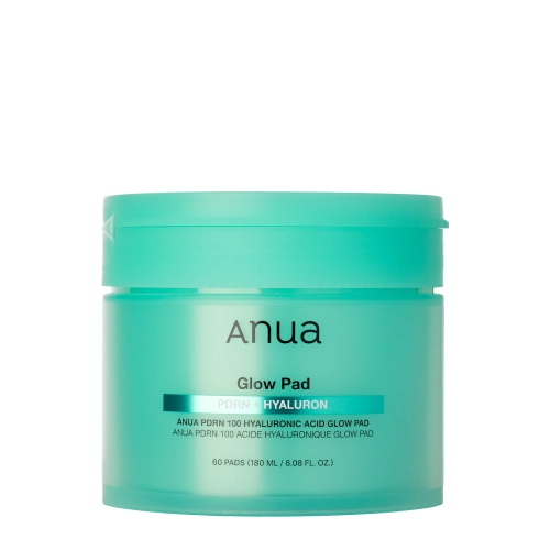 Anua - PDRN 100 Hyaluronic Acid Glow Pad - Hydratačno-rozjasňujúce tampóny na tvár - 180ml / 60ks
