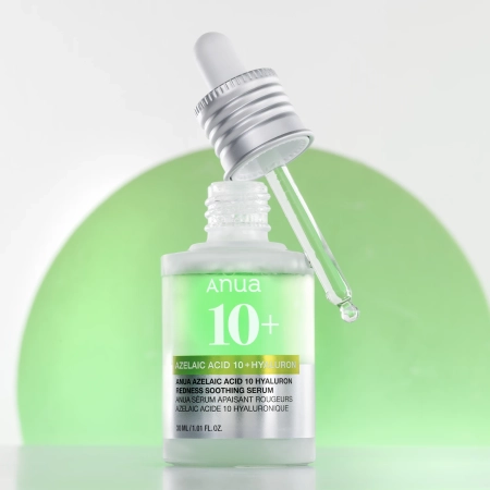 Anua - Azelaic Acid 10 Hyaluron Redness Soothing Serum - Sérum s kyselinou azelaovou a hyalurónovou - 30ml