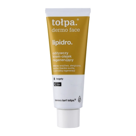 Tołpa - Dermo Face Lipidro - Vyživujúci regeneračný krém-olej na noc - 40ml