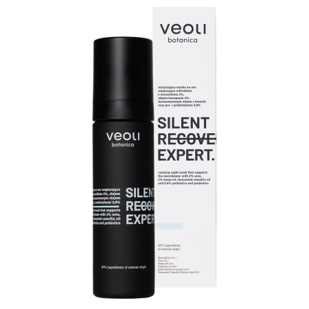 Veoli Botanica - Silent Recovery Expert - Upokojujúca nočná maska podporujúca mikrobióm pleti - 50ml