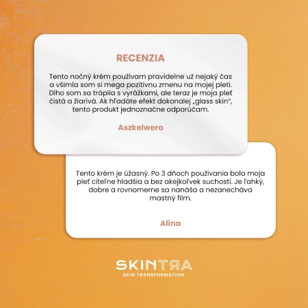 SkinTra - Let Your Skin Drink Up - Prebiotický hydratačný krém - Fľaštička - 50ml