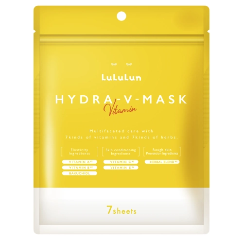 LuLuLun - Hydra V-Mask Vitamin Sheet Mask - Sada vitamínových plátienkových masiek - 7ks
