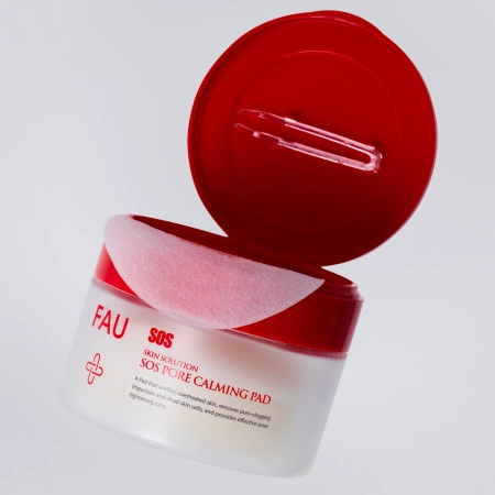 FAU - Skin Solution SOS Pore Calming Pad - Upokojujúce tampóny na tvár - 70ks/175ml