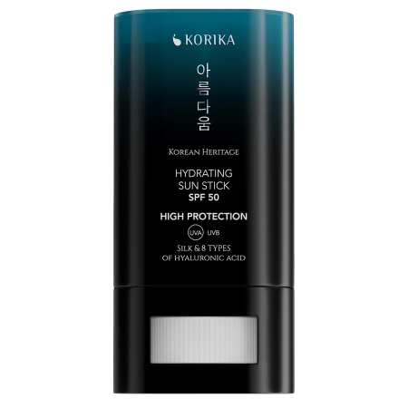 KORIKA - Korean Heritage Silk & 8 Types of Hyaluronic Acid Hydrating Sun Stick SPF 50 - Hydratačná opaľovacia tyčinka na tvár - 20g