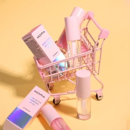 Moira - Glow Getter Hydrating Lip Oil - Hydratačný olej na pery - 009 Bubble Pink - 4,6ml