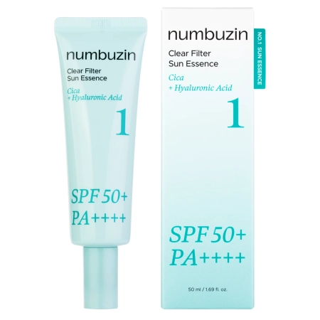 Numbuzin - No.1 Clear Filter Sun Essence SPF50+ PA++++ - Rozjasňujúca esencia s filtrom - 50ml