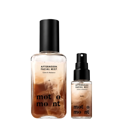 motomont - Afternoon Facial Mist - Hydratačno-fixačný sprej na make-up - Sada - 100ml + 20ml