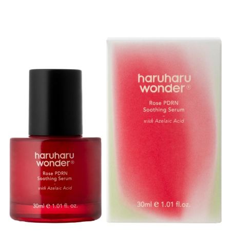Haruharu Wonder - Rose PDRN Soothing Serum - Upokojujúce sérum s PDRN a kyselinou azelaovou - 30ml