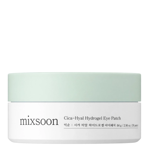 Mixsoon - Cica-Hyal Hydrogel Eye Patch - Upokojujúco-hydratačné hydrogelové náplasti pod oči - 60ks