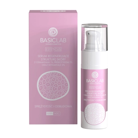 BasicLab - Esteticus - Elasticita a obnova - Regeneračné sérum pre obnovu pleti s ceramidmi 1% - 30ml