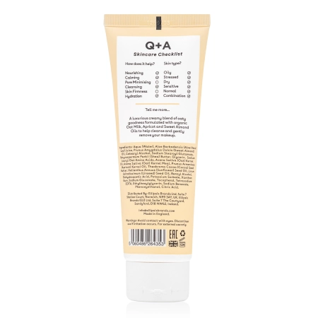 Q+A - Oat Milk Cream Cleanser - Krémová čistiaca emulzia s ovseným mliekom - 125ml