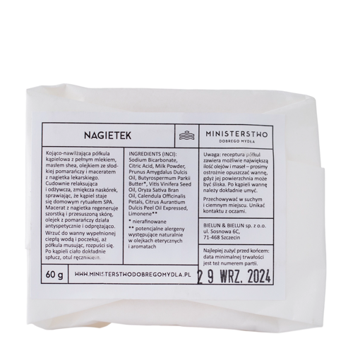 Ministerstwo Dobrego Mydła - Nechtíková polguľa do kúpeľa - 50g