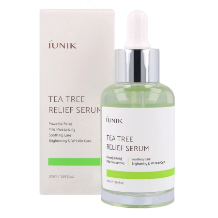  iUNIK - Tea Tree Relief Serum - Sérum na problematickú pleť s vodou z listov čajovníka - 50ml
