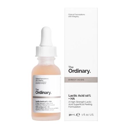 The Ordinary - Lactic Acid 10% + HA - Peeling s kyselinou mliečnou a kyselinou hyalurónovou - 30 ml