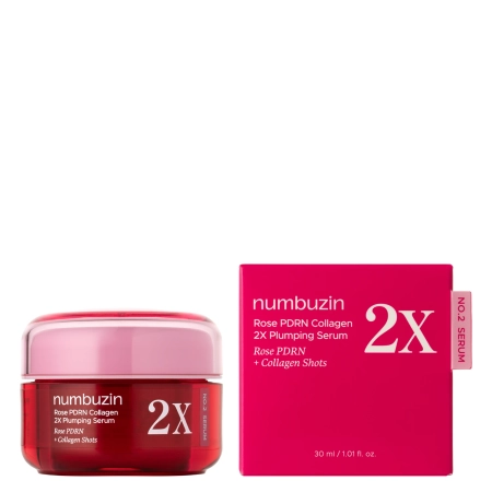 Numbuzin - No.2 Rose PDRN Collagen 2X Plumping Serum - Sérum pre spevnenie a vyplnenie pokožky - 30ml