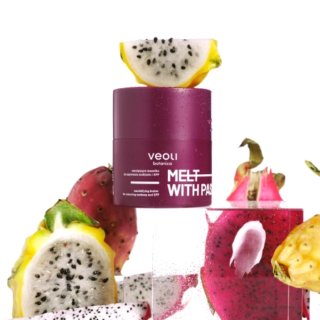 Veoli Botanica - Melt With Passion - Emulzné maslo na odličovanie make-upu a SPF - 40 g