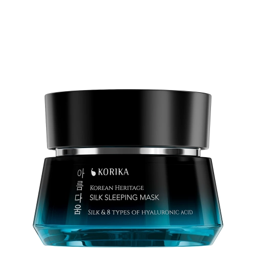 KORIKA - Korean Heritage Silk & 8 Types of Hyaluronic Acid Silk Sleeping Mask - Hydratačná nočná maska na tvár - 50ml