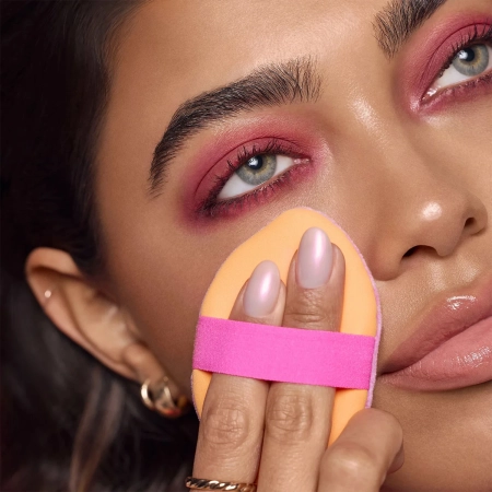 Real Techniques - Miracle Powder Puff - Dvojstranná hubka na make-up a púder - 1ks