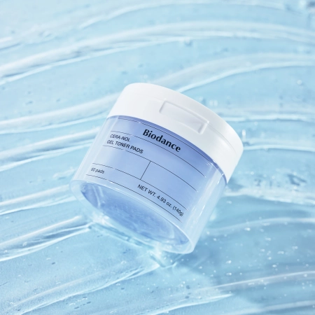 Biodance - Cera-nol Gel Toner Pads - Hydratačné gélové tampóny na tvár - 60ks / 140g