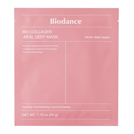 Biodance - Bio-Collagen Real Deep Mask Set - Sada spevňujúcich plátienkových masiek s kolagénom - 4 x 34g