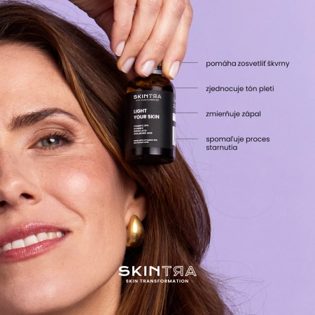 SkinTra - Light Your Skin - Sérum s 20% vitamínom C a kyselinou ferulovou - 30ml
