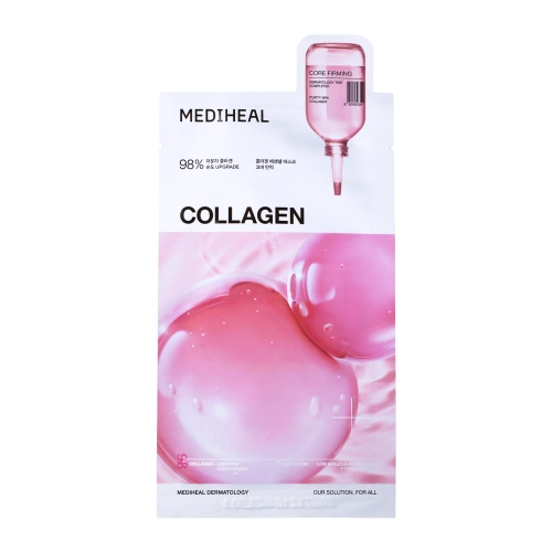 Mediheal - Collagen Essential Mask Core Firming - Spevňujúca plátienková maska na tvár - 1ks / 24ml