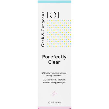 Geek & Gorgeous - Porefectly Clear - Sérum s 2% kyselinou salicylovou a sarkozínom - 30ml