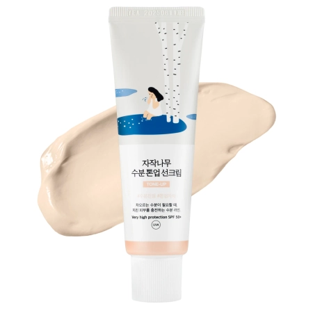 Round Lab - Birch Moisture Tone-Up Sunscreen - Tonizujúci opaľovací SPF krém - 50ml