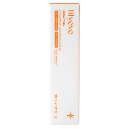 lilyeve - Grow:Turn Exosome Brush Ampoule - Posilňujúce sérum na vlasy a pokožku hlavy - Mini - 30ml
