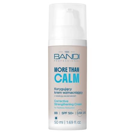 Bandi - More than Calm - Korigujúci a spevňujúci krém SPF 50+ redukujúci začervenania - 50ml