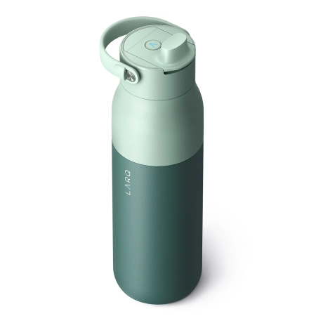 LARQ - Bottle PureVis 2 - Inteligentná, samočistiaca filtračná fľaša s UV-C svetlom - Eucalyptus Green - 1L