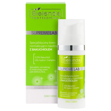 Bielenda Professional - Supremelab - Sebio Derm - Pokročilý hydratačný krém s bakuchiolom - 50 ml