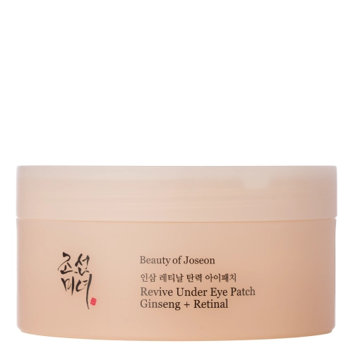 Beauty of Joseon - Revive Under Eye Patch Ginseng + Retinal - Spevňujúce hydrogélové náplasti pod oči - 60ks / 93g