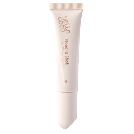 hello coco - Needra Shot Lip Plumper - Zväčšujúci lesk na pery s mikroihličkami - Rose - 8g