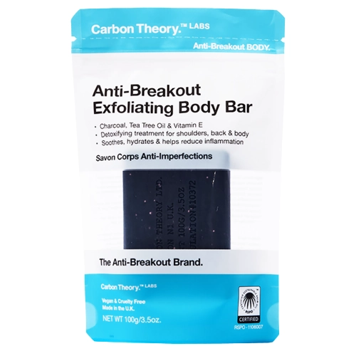 Carbon Theory - Anti-Breakout Body Bar - Čistiace mydlo na telo - 100g