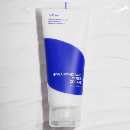Isntree - Hyaluronic Acid Moist Cream - Hydratačný krém s kyselinou hyalurónovou - 100 ml
