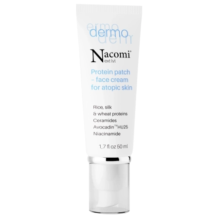 Nacomi - Dermo - Proteín Patch - Face Cream for Atopic Skin - Proteínová náplasť - Krém na atopickú pokožku - 50 ml