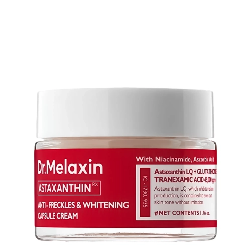 Dr.Melaxin - Astaxanthin Anti-Freckles and Whitening Capsule Cream - Rozjasňujúci omladzujúci krém s astaxantínom - 50g
