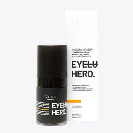 Veoli Botanica - Eyeluminate Hero - Energizujúce a rozjasňujúce očné sérum s ultrastabilnou formou vitamínu C - 15 ml