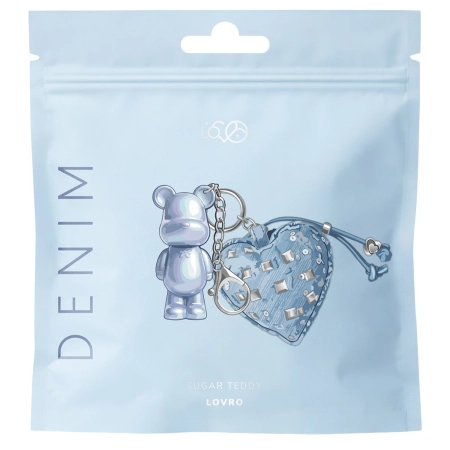 LOVRO - Denim Sugar Teddy Shimmer Lipgloss - Lesk na pery s trblietkami - 01 Heart Drop - 1,4g