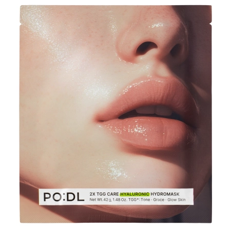 PO:DL - 2X TGG Care Hyaluronic Hydromask Set - Sada hydratačných hydrogélových masiek na tvár - 4x42g