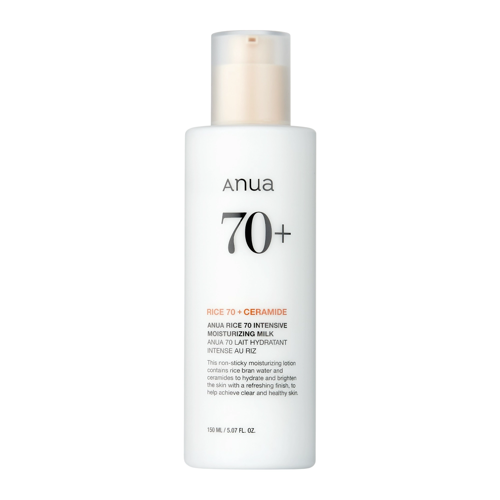 Anua - Rice 70 Intensive Moisturizing Milk - Intenzívne hydratačné pleťové mlieko - 150ml
