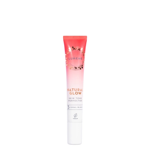 Lumene - Natural Glow Skin Tone Perfector - Krémová lícenka - 3 Coral Blush - 20ml