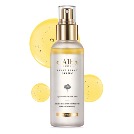 d'Alba - White Truffle First Spray Serum - Rozjasňujúce a hydratačné sérum na tvár v spreji - 100ml