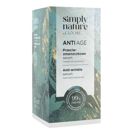 Clochee - Simply Nature - Sérum proti vráskam na tvár - 30ml